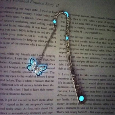 Handmade Glowing Bookmark