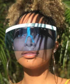 Futuristic Shield Visor Sunglasses