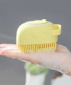 Dog Shampoo Dispenser Brush