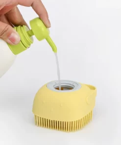 Dog Shampoo Dispenser Brush