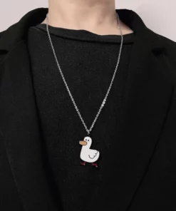 White Duck Necklace