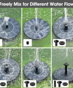 Solar Powered Water Fountain