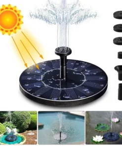 Solar Powered Water Fountain