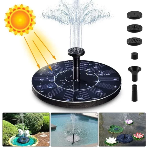 Solar Powered Water Fountain