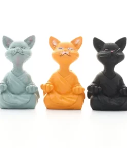 Happy Buddha Cat