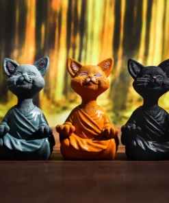 Happy Buddha Cat