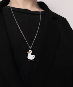 White Duck Necklace