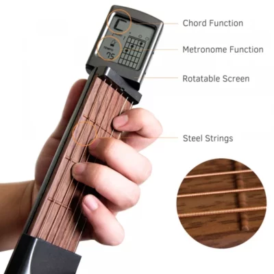 Portable Digital Guitar Trainer Makes Learning Easy