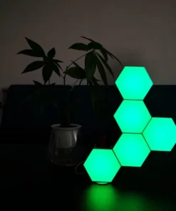 Multicolor Touch Sensitive Hexagon Lights for Wall, Room, & Office