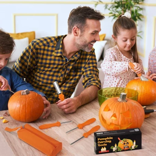 Halloween Pumpkin Carving Tool Kit (9 Pcs)