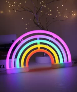 LED Rainbow Neon Sign