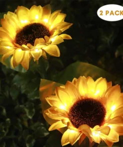 Solar Sunflower Light