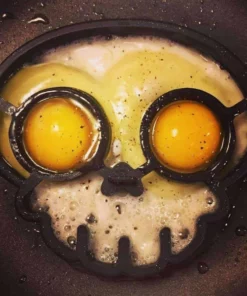 Food Grade Silicone Skull Mold Shaped Egg Frying