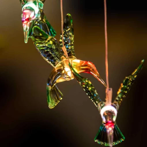 Dangling Hummingbird Solar Lights For Indoor & Outdoor Décor