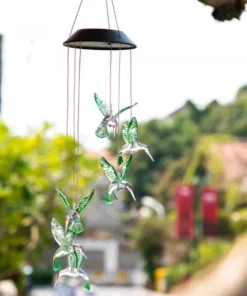 Dangling Hummingbird Solar Lights For Indoor & Outdoor Décor