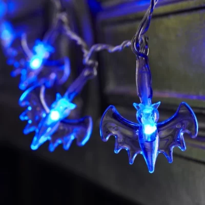 Spooky Halloween Bat String Lights