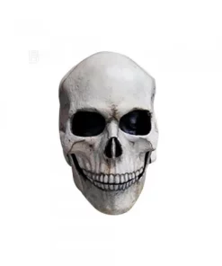 Realistic Human Skull Mask with Moving Jaw