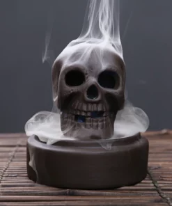 Backflow LED Skull Incense Burner