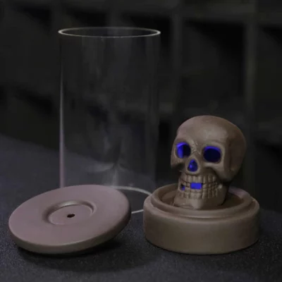 Backflow LED Skull Incense Burner