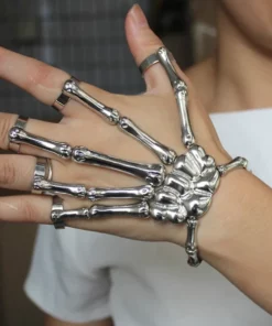 Skeleton Hand Ring Bracelet