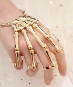 Skeleton Hand Ring Bracelet