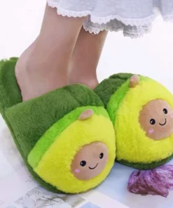 Cute Avocado Slippers For Women & Kids