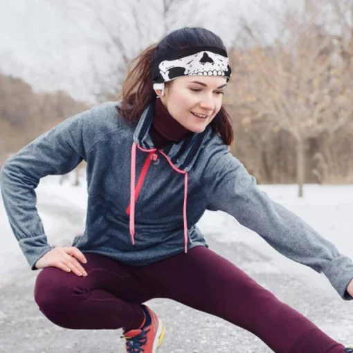 Seamless Skeleton Face Mask Bandana