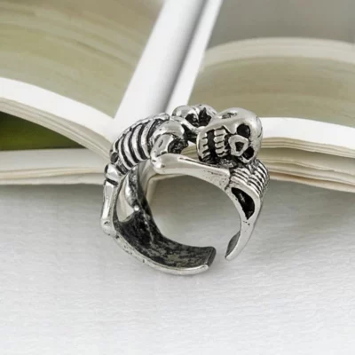 Adjustable Unisex Skeleton Ring