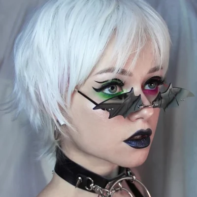 Unique Vintage Gothic Bat Wing Sunglasses