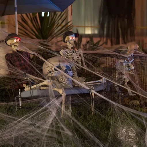 Spooky Halloween Spider Web Décor