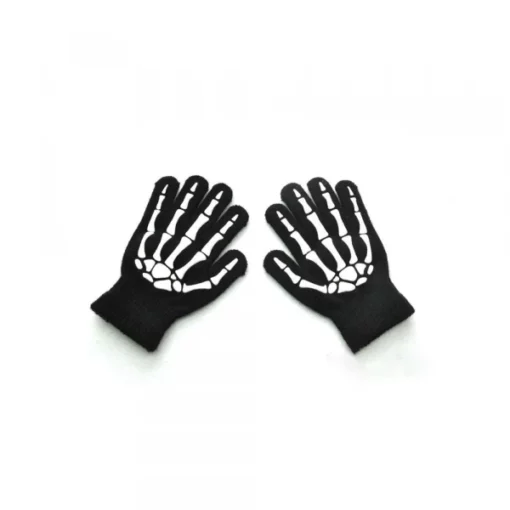 Glow In The Dark Realistic Skeleton Gloves For Halloween