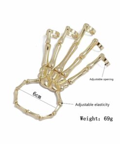 Skeleton Hand Ring Bracelet