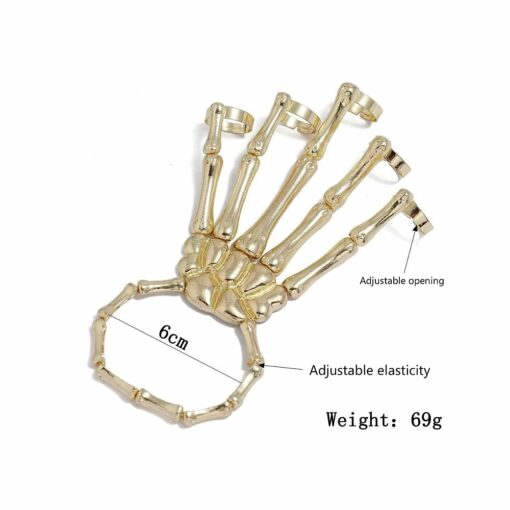 Skeleton Hand Ring Bracelet