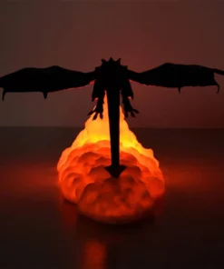 3D Fire Breathing Dragon Night Lamp