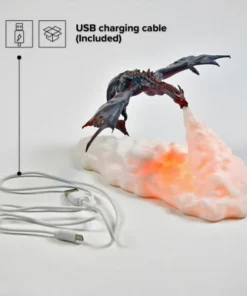 3D Fire Breathing Dragon Night Lamp