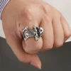 Adjustable Unisex Skeleton Ring