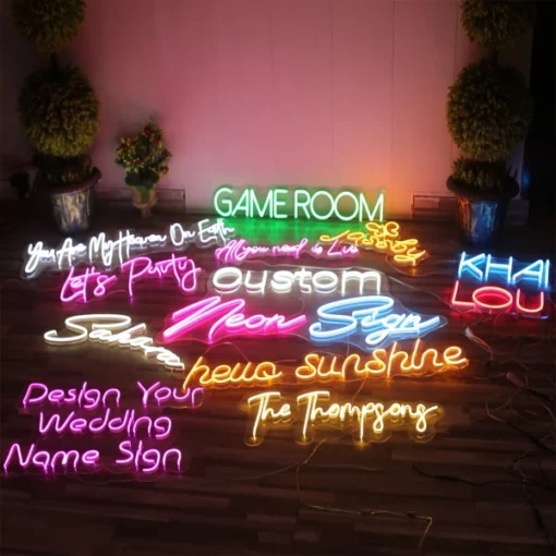 DIY Flexible Multi-Colored Neon Wire LED Lights