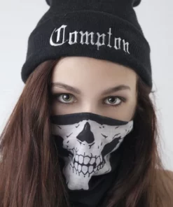 Seamless Skeleton Face Mask Bandana