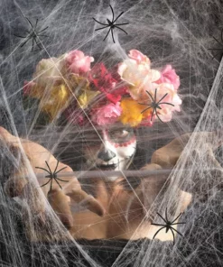 Spooky Halloween Spider Web Décor