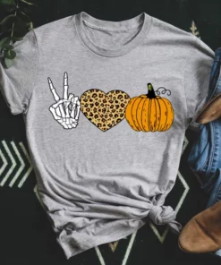 Peace Love Halloween Tee