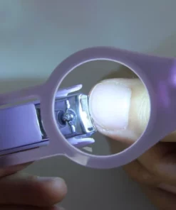 Lighted Nail Clipper With Magnifier