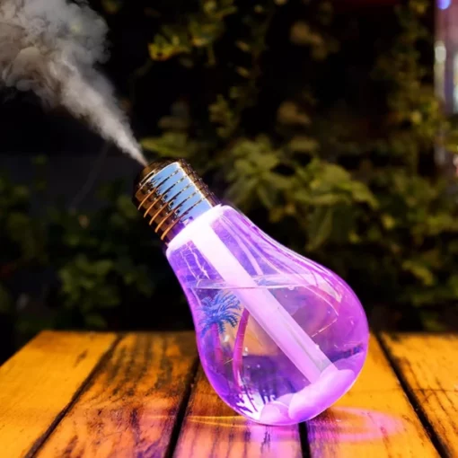 Color Changing Bulb Humidifier Night Light