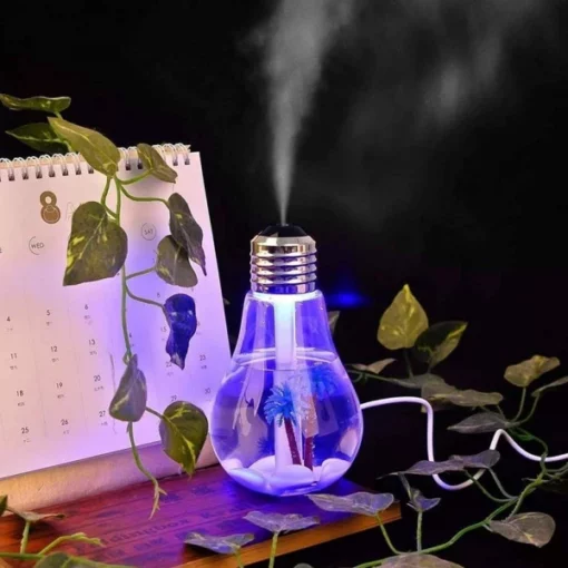 Color Changing Bulb Humidifier Night Light