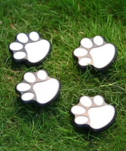 Paw Print Solar LED Garden Lights