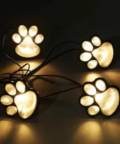 Paw Print Solar LED Garden Lights