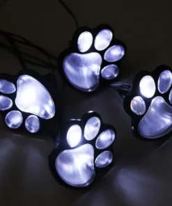 Paw Print Solar LED Garden Lights