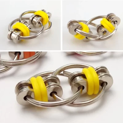 Flippy Link Bike Chain Fidget Toy Stress Reducer