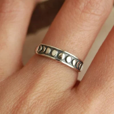 Moon Phase Ring Jewelry