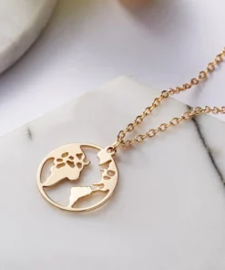 World Necklace Pendant