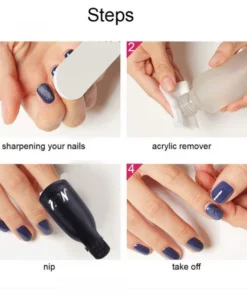 Gel Nail Polish Remover Clips